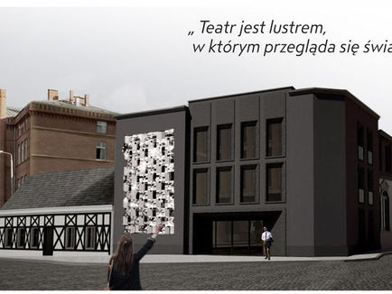 Budynek Teatru Kameralnego jak…lustro