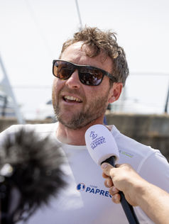 Martin Le Pape, the Suzuki trophy for combativity for a controlled and committed stage