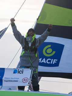 Hugo DHALLENNE (Skipper Macif 2025), 2e de la 1ère étape de la 56e édition de La Solitaire du Figaro Paprec (avant jury)