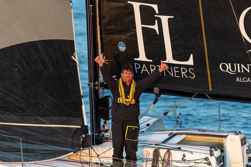Tom DOLAN (Kingspan), winner of the first leg of the 57th edition of La Solitaire du Figaro Paprec (pending jury decision)