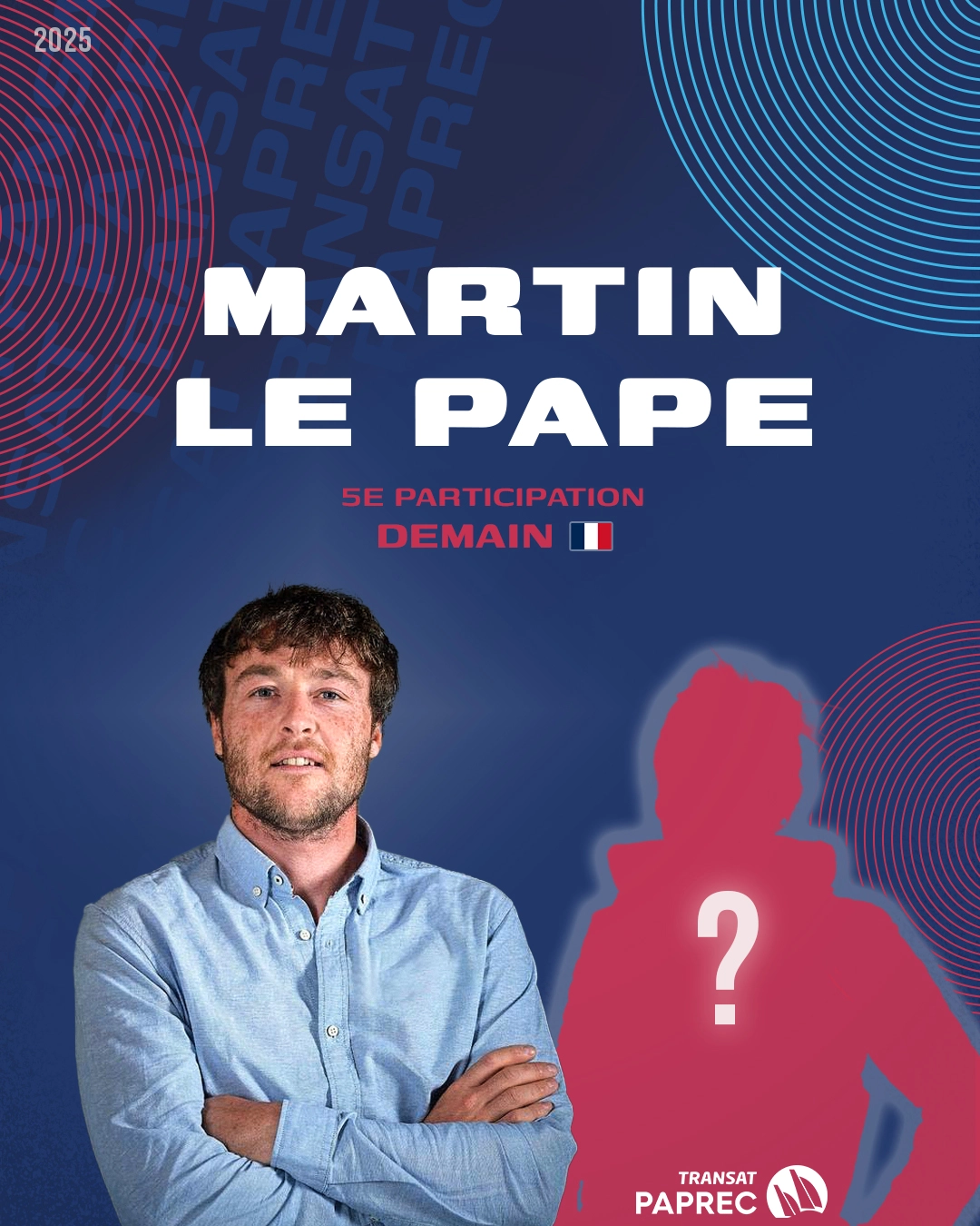 Le visuel d'annonce de Martin Le Pape