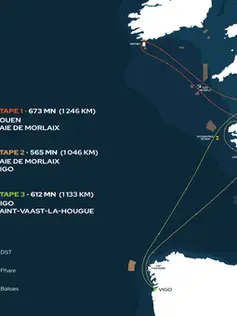 Le parcours de la 56e édition de La Solitaire du Figaro Paprec dévoilé !
