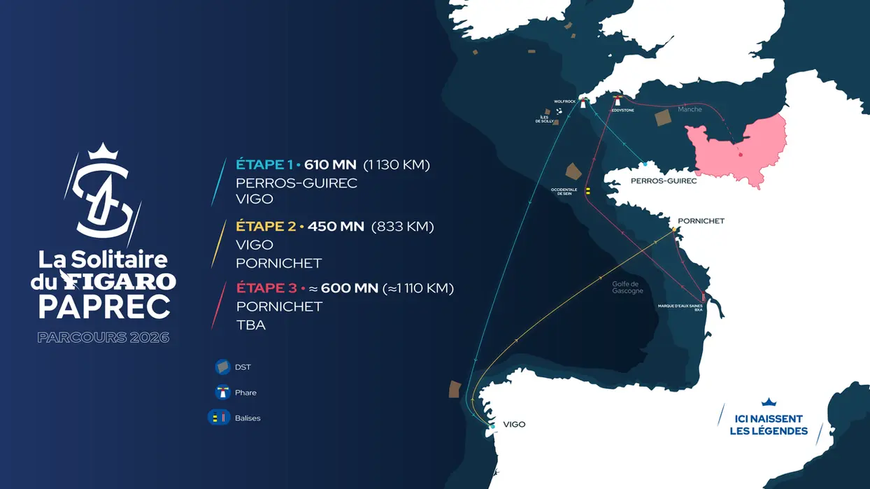 The Solitaire du Figaro Paprec 2026 is revealing itself a little more to the sailors with a finish in Normandy.