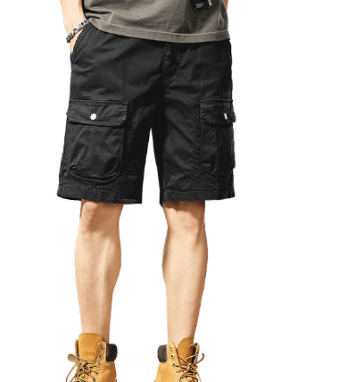 Miniatura: Men's Casual Cargo Shorts with Multiple Pockets