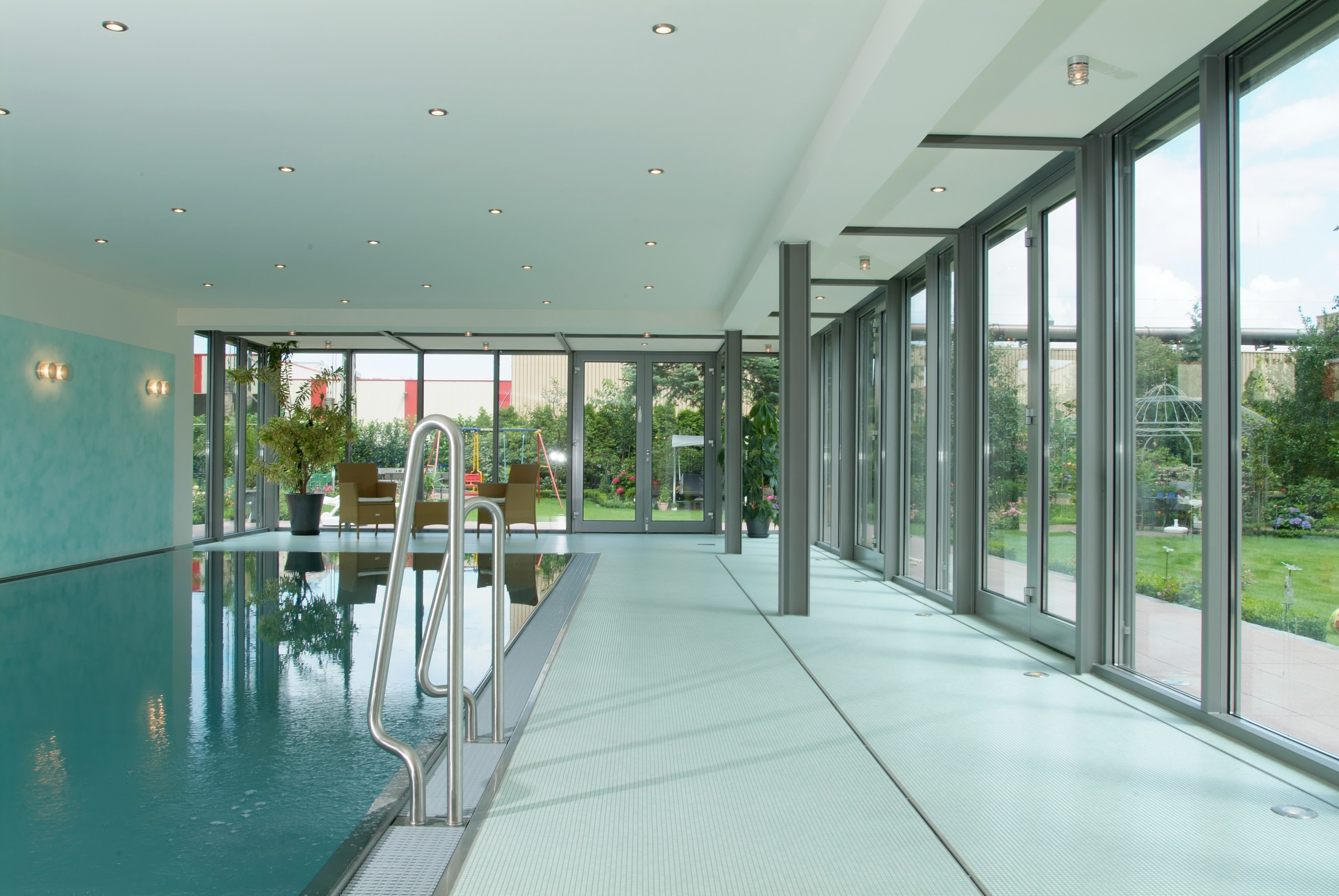 Privater Poolbereich