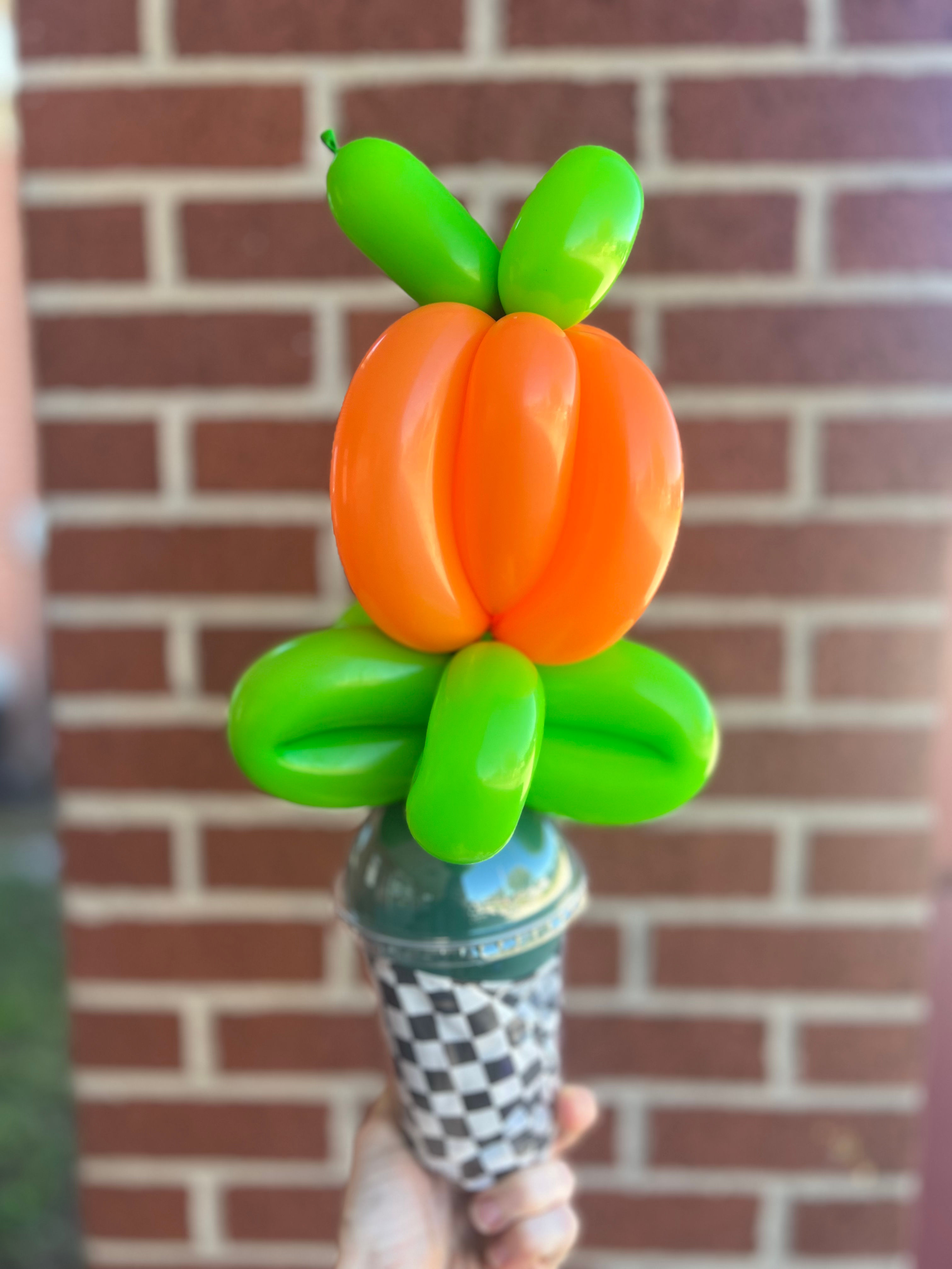 balloon candy cups