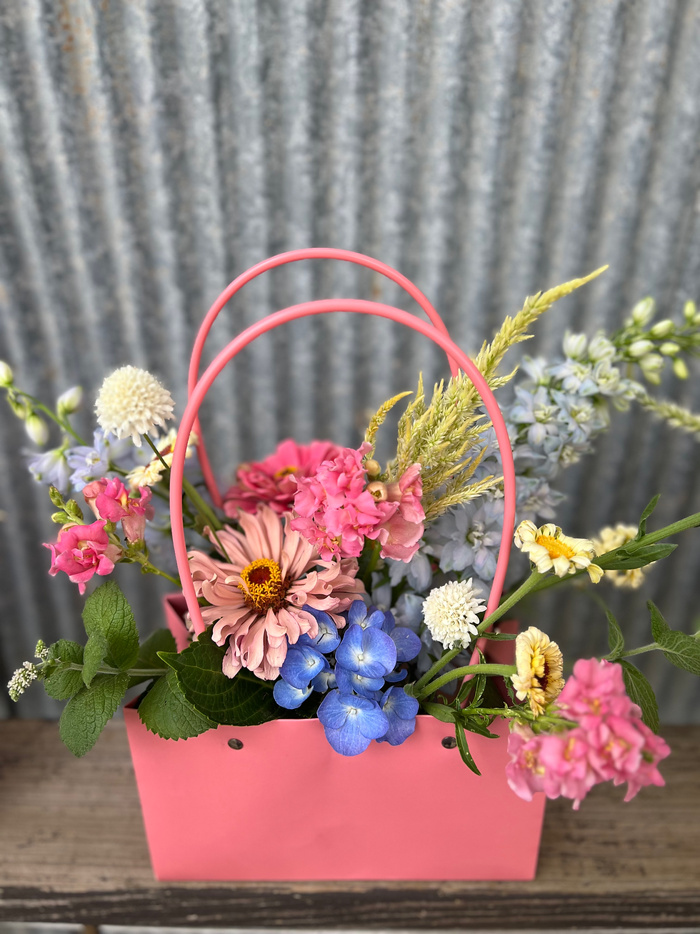 Flower gift bag 