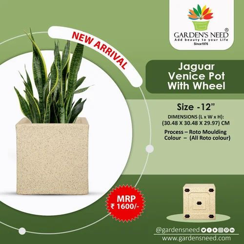 Garden's Need — Jaguar venice pot with wheel — 12