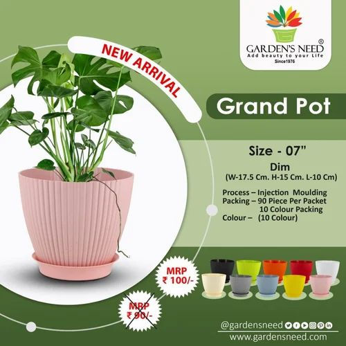 Garden's Need — GRAND POT 17.78 CM (07 INCH) MIX FRESH