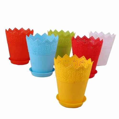 Garden's Need — Plastic Round Planter — 5 Inch