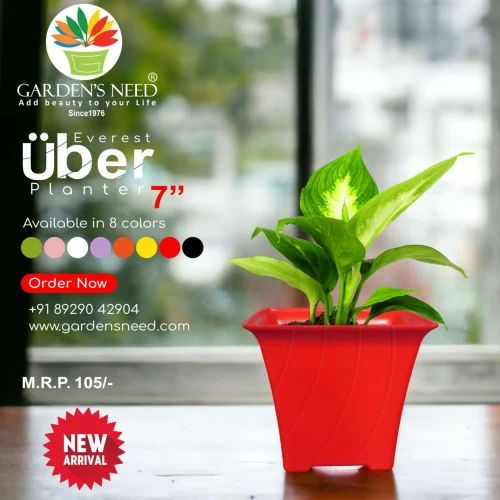 Garden's Need — Everest Uber Pot 07" — 7 inch