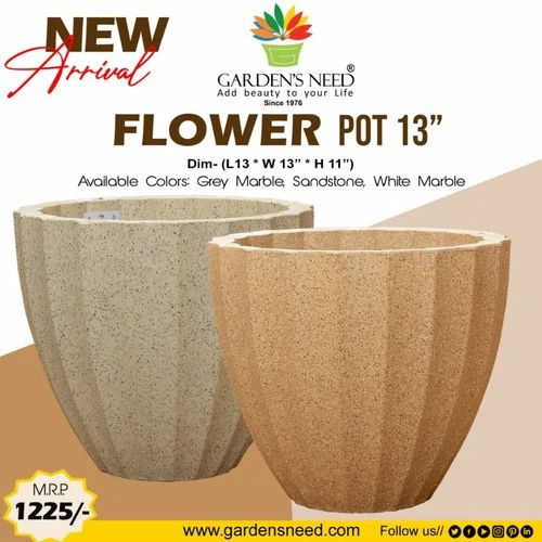 Garden's Need — Flower Pot 13" — 14 inch