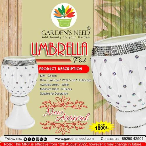 Garden's Need — Decorative Flower Pot — 23 Inches