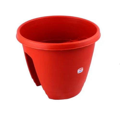 Garden's Need — Medium Reeva Railing Pot-13" Semi — 33.02 cm (13 INCH)