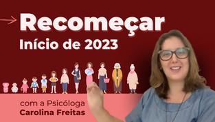 Sobre recomeçar... em 2023!