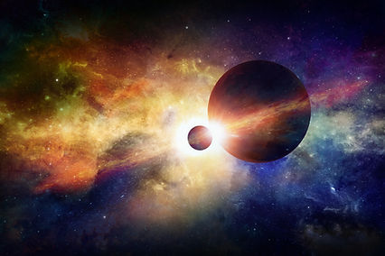 Planète et la Lune