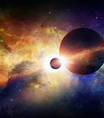Planète et la Lune