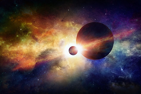 Planète et la Lune