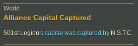 Breaking Live: NSTC "accidentally" captures 501st's Cap