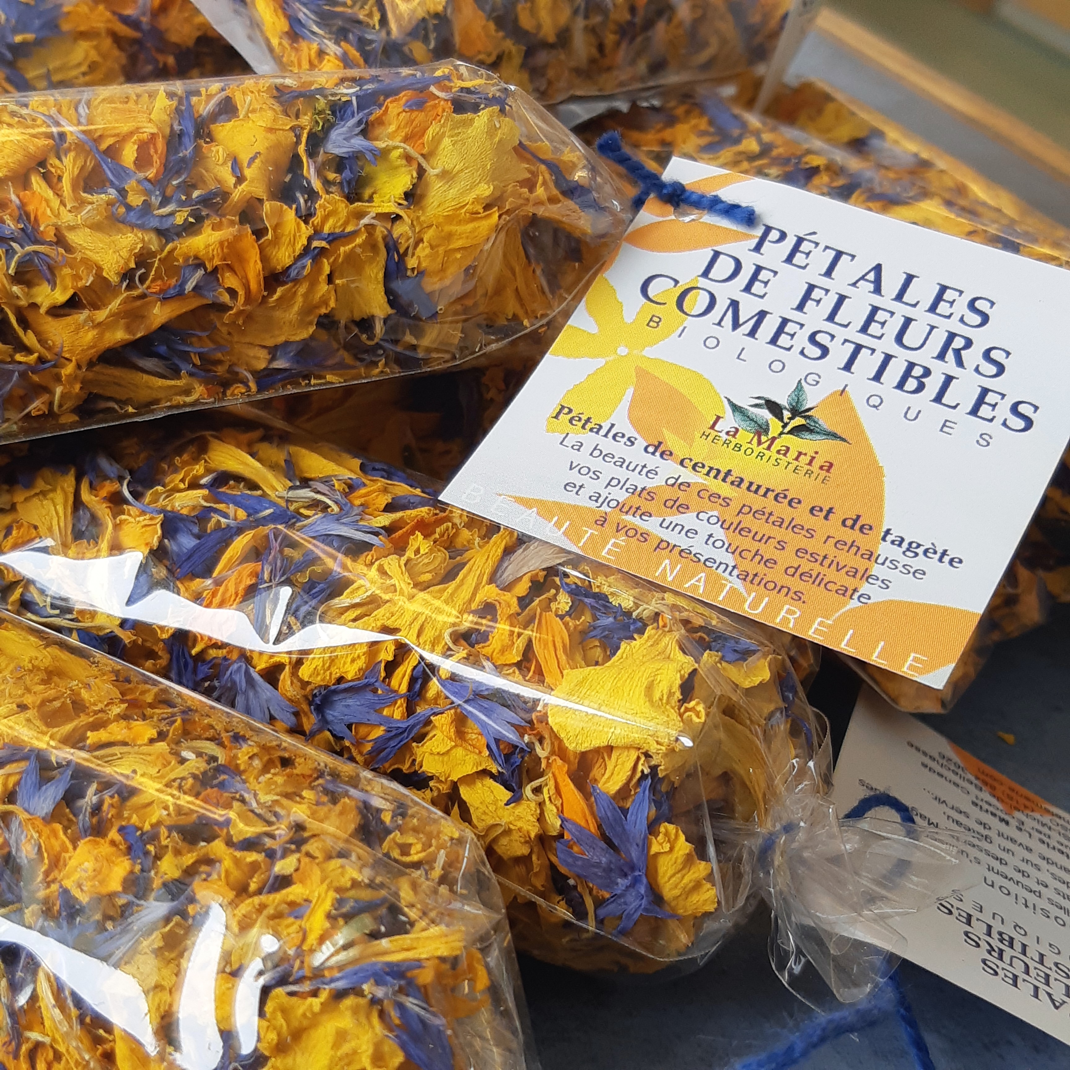 Fleurs comestibles bio