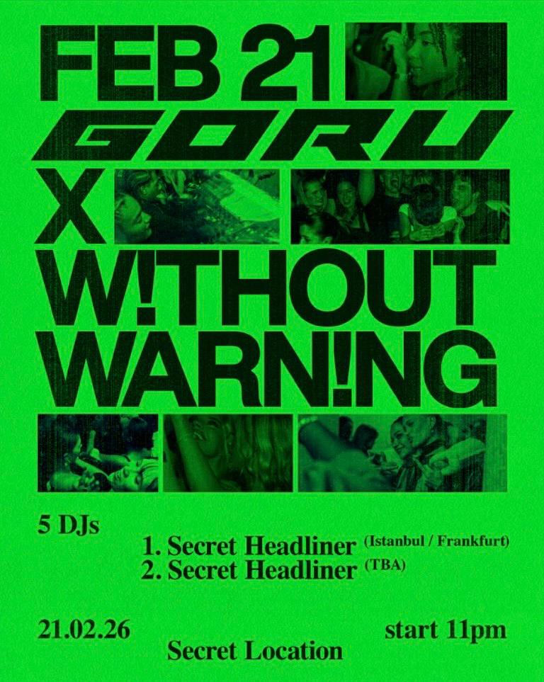 GORU x WITHOUT WARNING