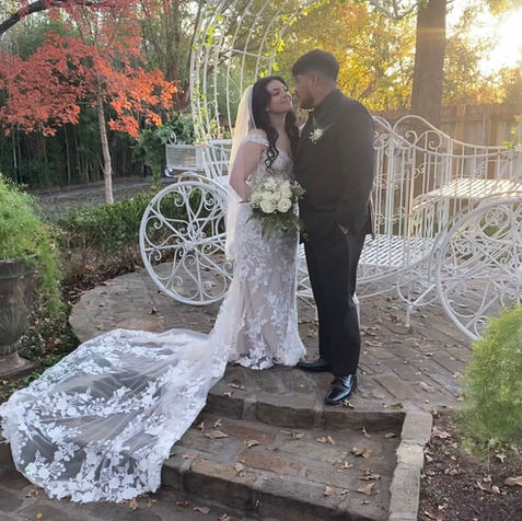 outdoor garden wedding fort worth dfw enchanted forest beautiful lighting flowers spring fall