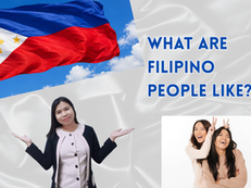 What are Filipino people like? Philippines national flag waving in wind friends happy