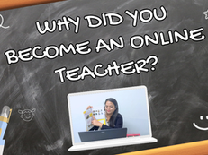 online teacher online class online English course classroom book student