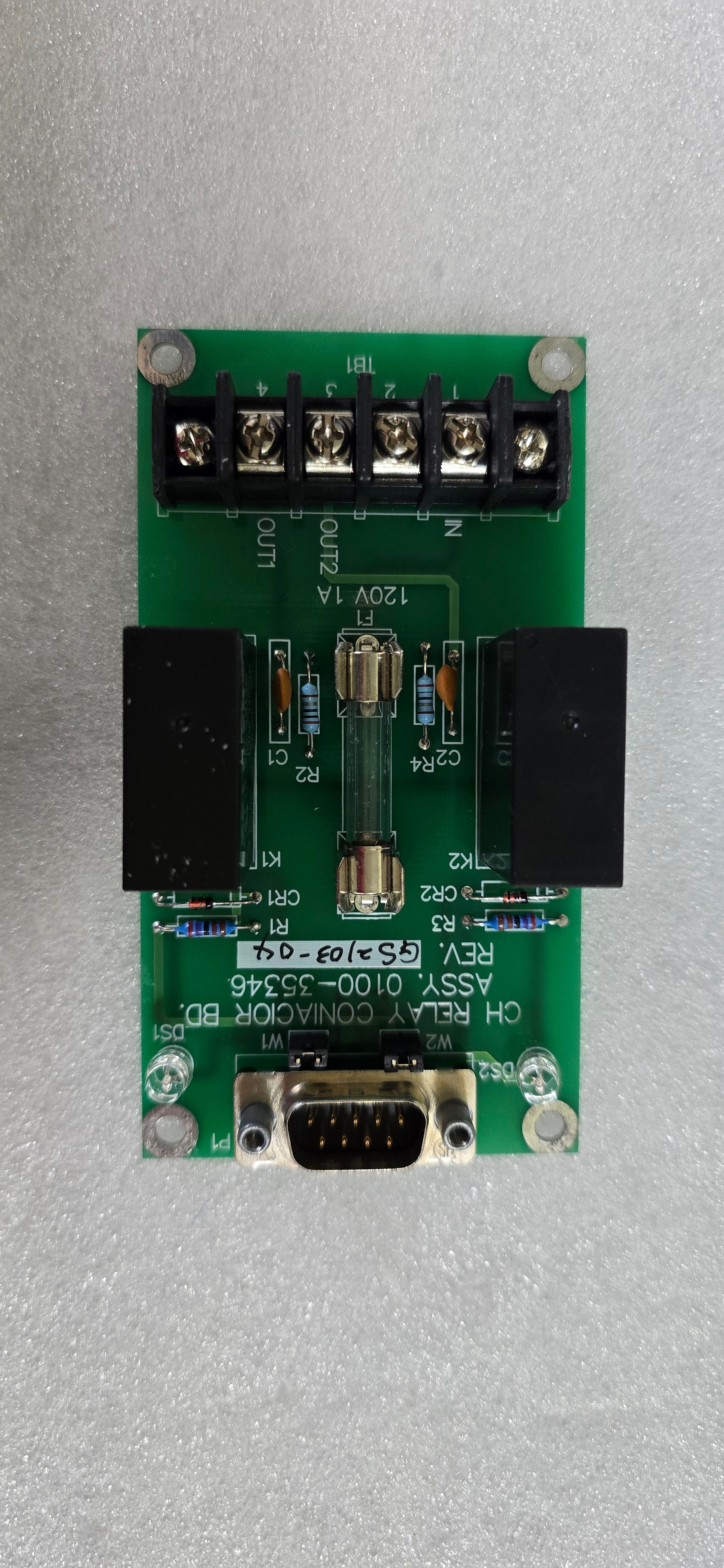 0100-35346 PCB ASSY CHAMBER RELAY CONTACTOR