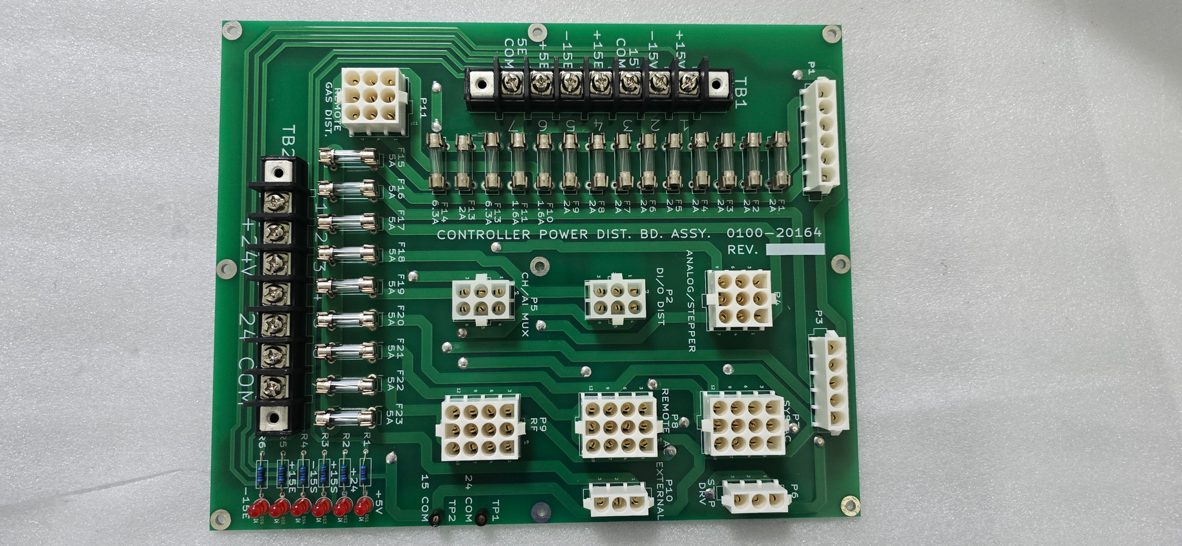 0100-20164 PCB ASSY CONT POWER DIST 8"
