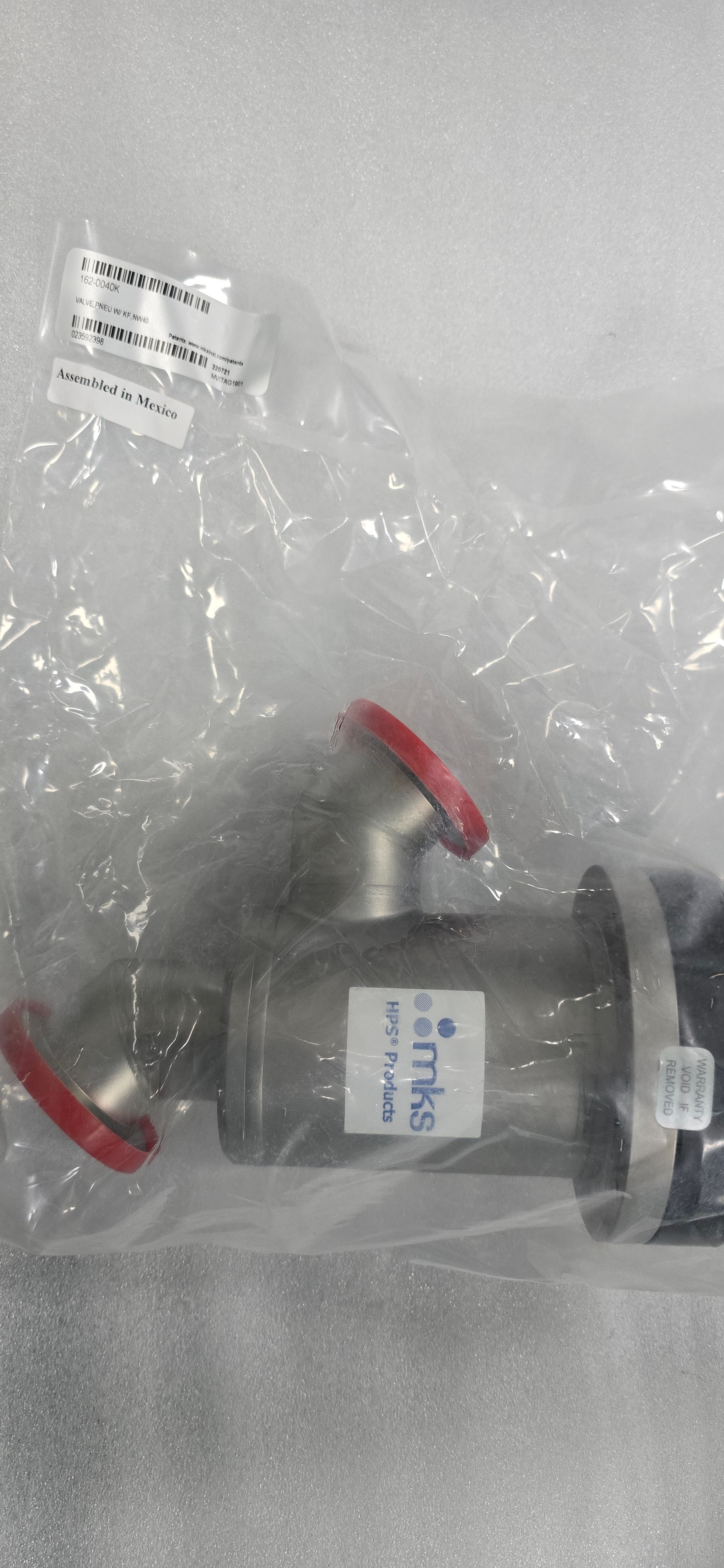 162-0040K 3870-01422 MKS VALVE PNEUMATIC VALVE KF40