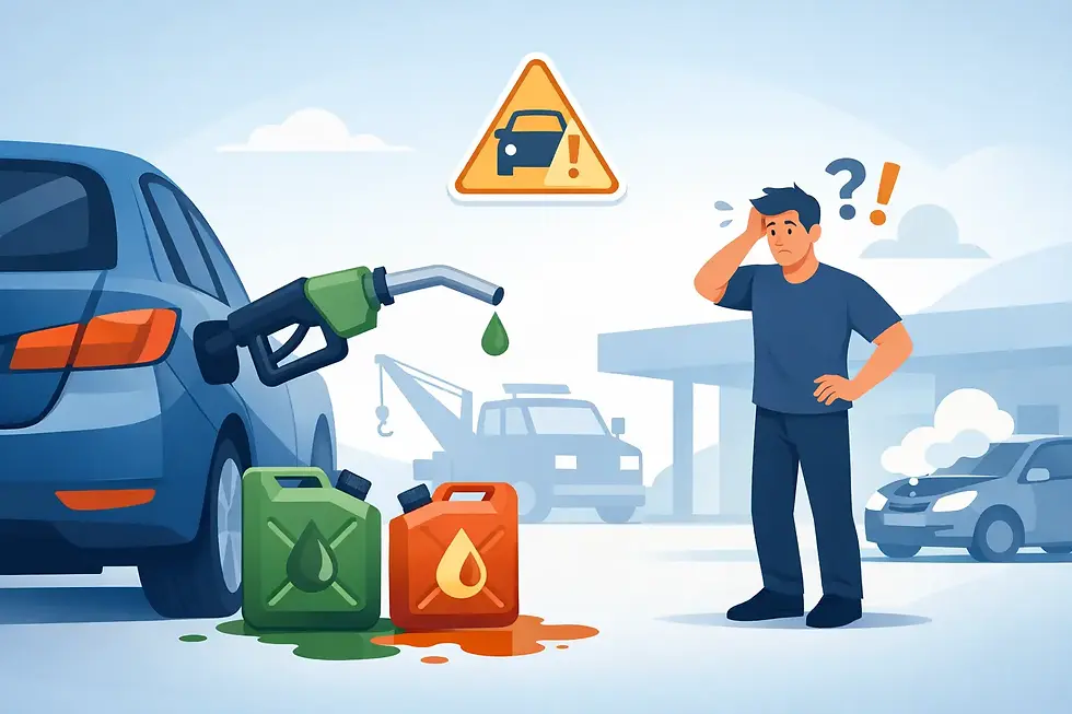 Put the Wrong Fuel in Your Car? What to Do Now