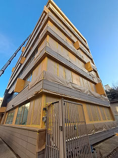 Peinture électrostatique sur menuiserie alu avant par ECLAT'PE