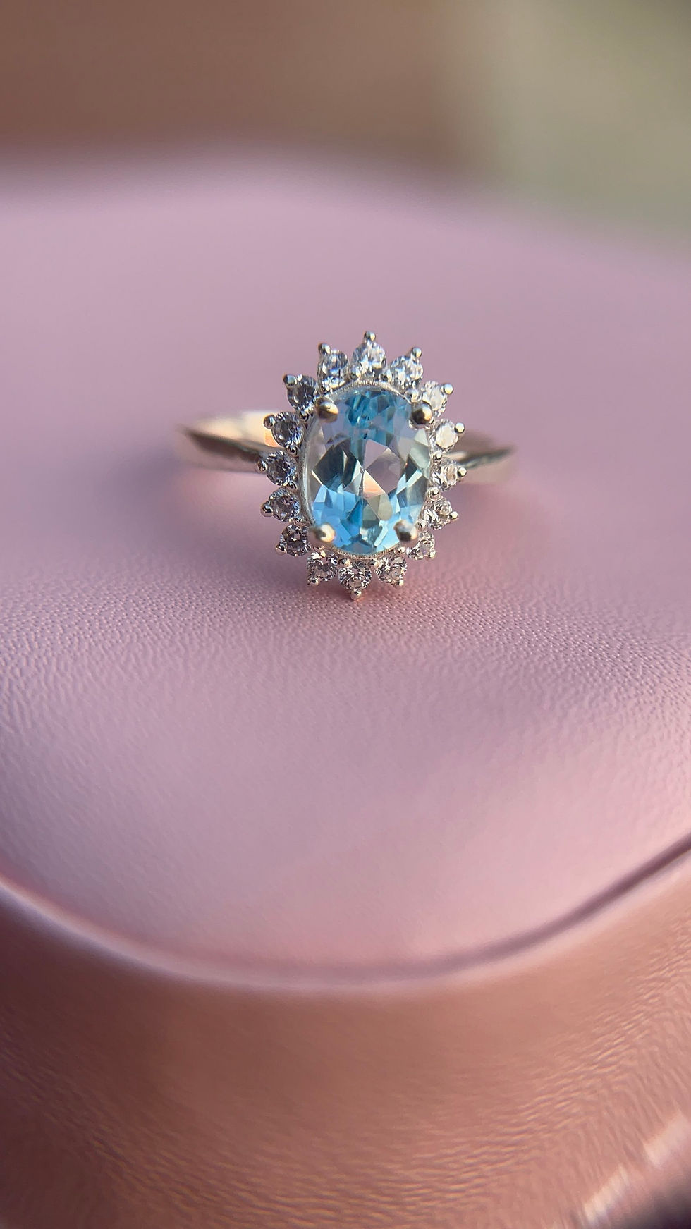 Hình thu nhỏ: Nhẫn đá Topaz thiên nhiên bạc cao cấp 04