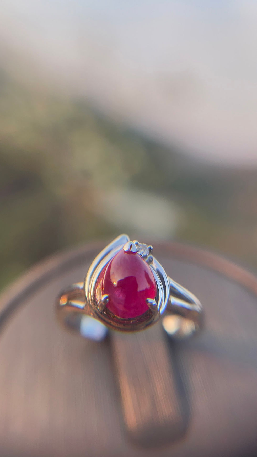 Miniatura: Natural  Ruby 1.85 carats , vàng 14k Tl 8.32p .mkg6070