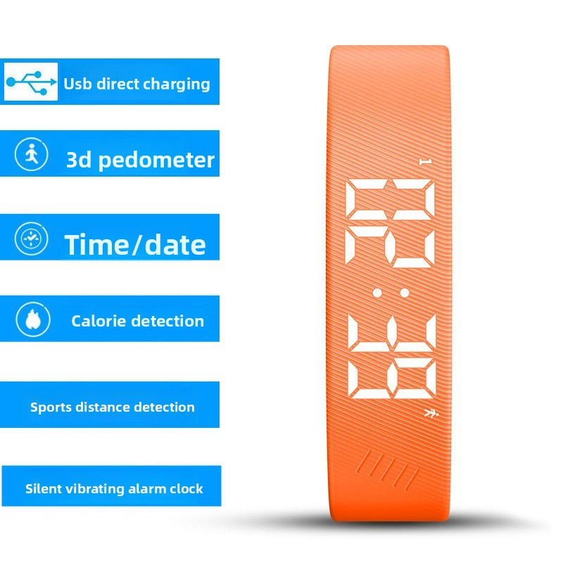 Thumbnail: Vibrating Alarm Fitness Tracker Watch