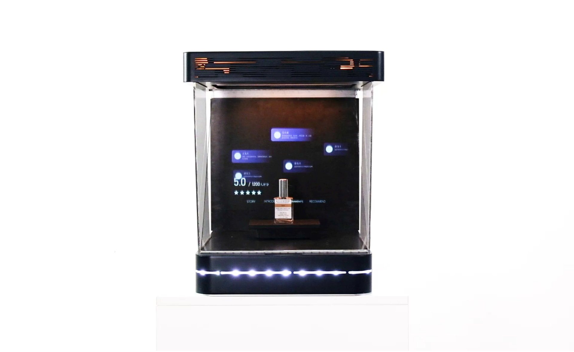 ToSense showcase with augmented info