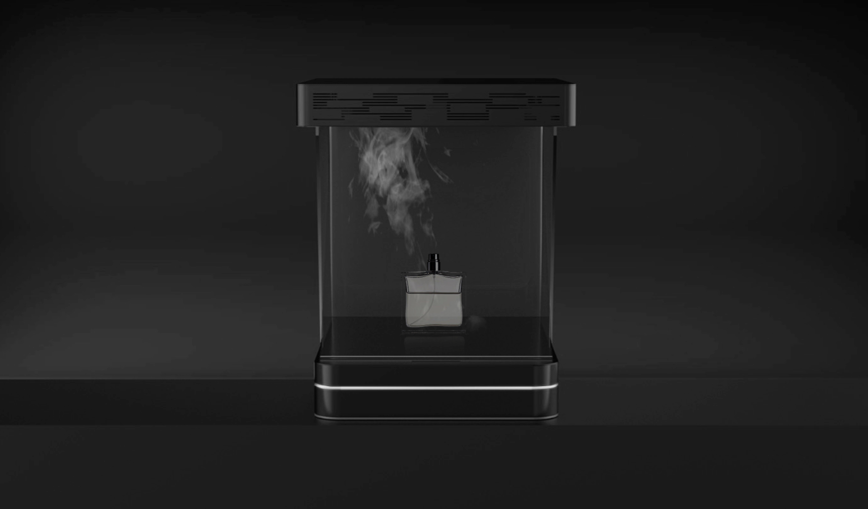 ToSense showcase with mist generated inside
