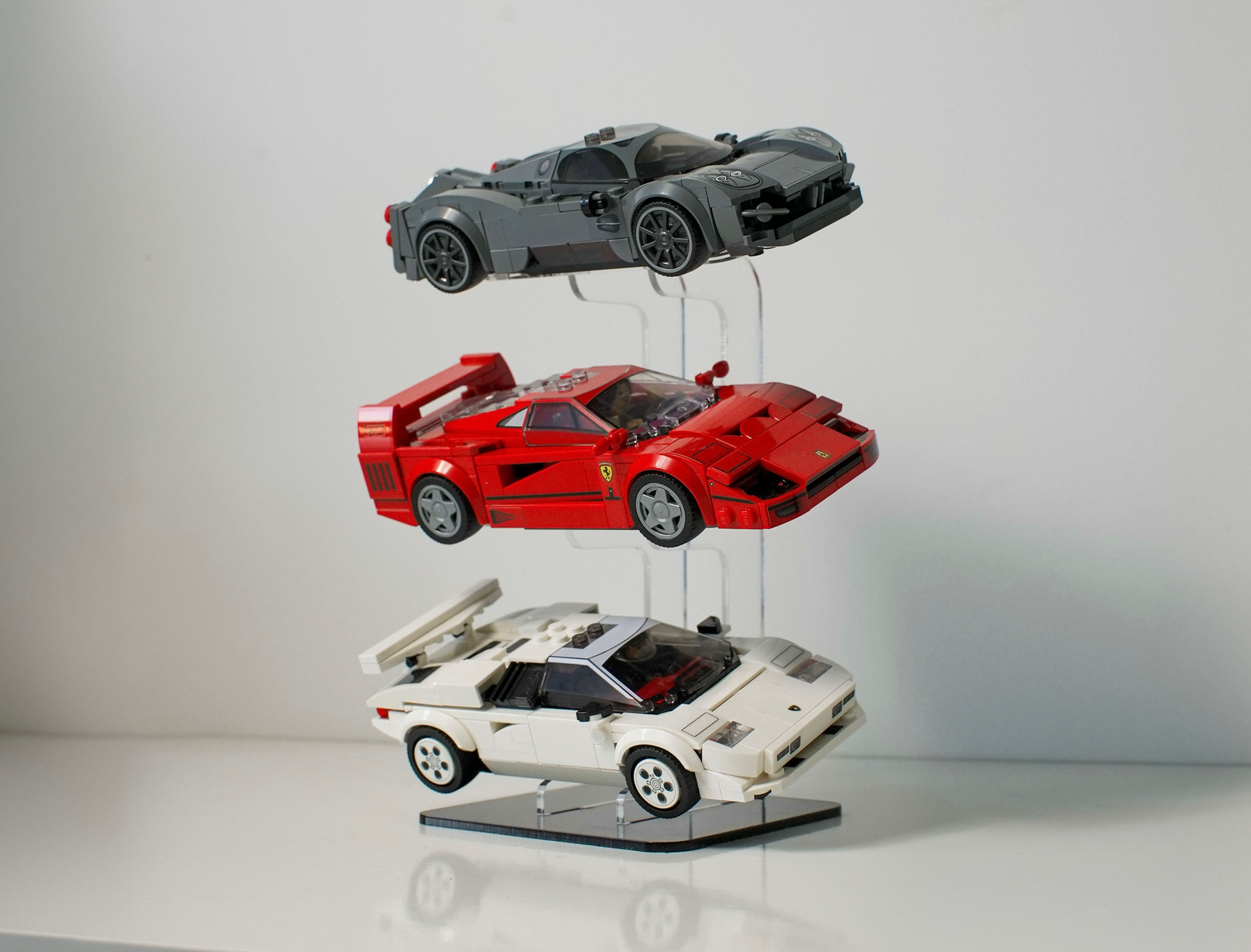miniDocks triple display stand for LEGO Speed Champions