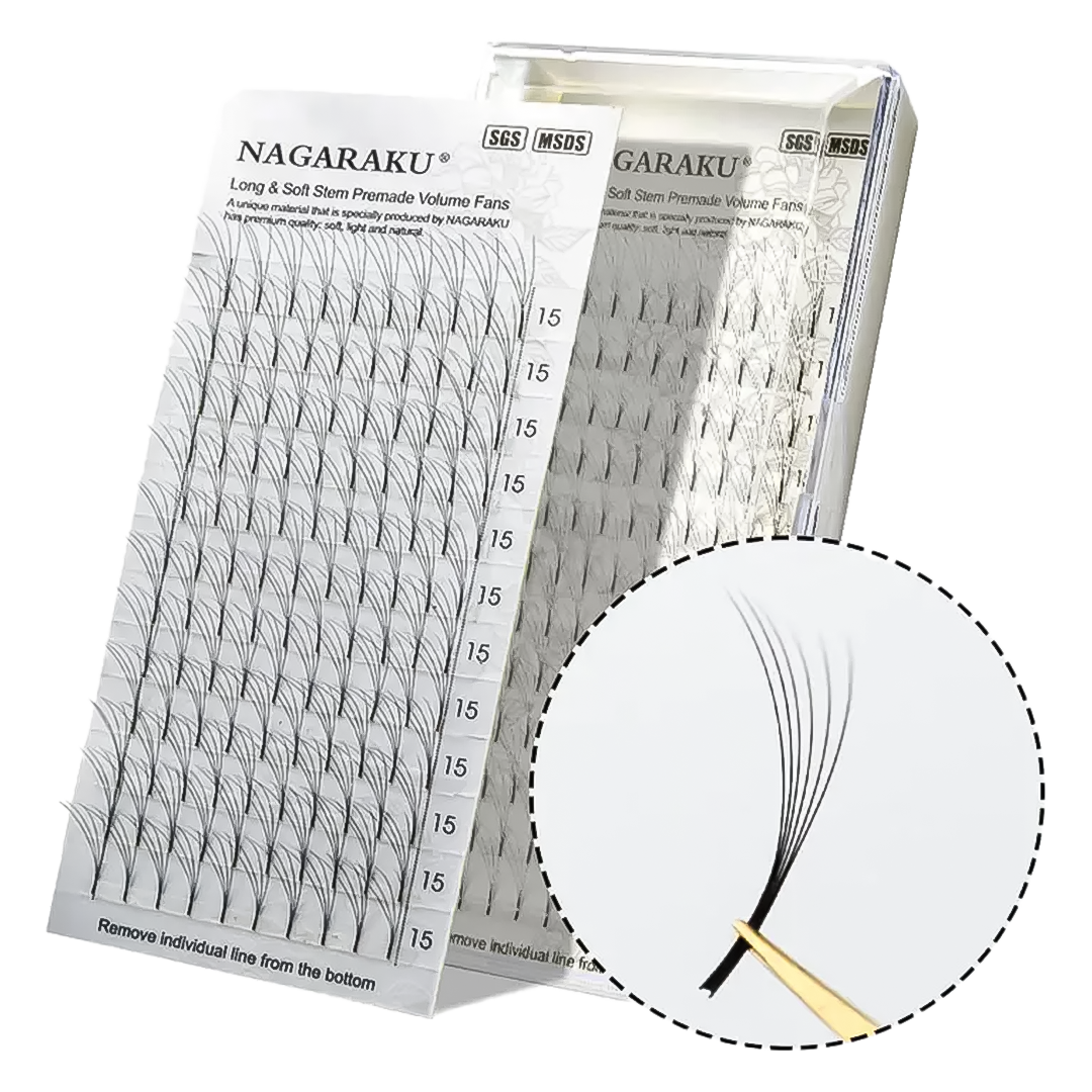 Pestañas Nagaraku 5D Abanico