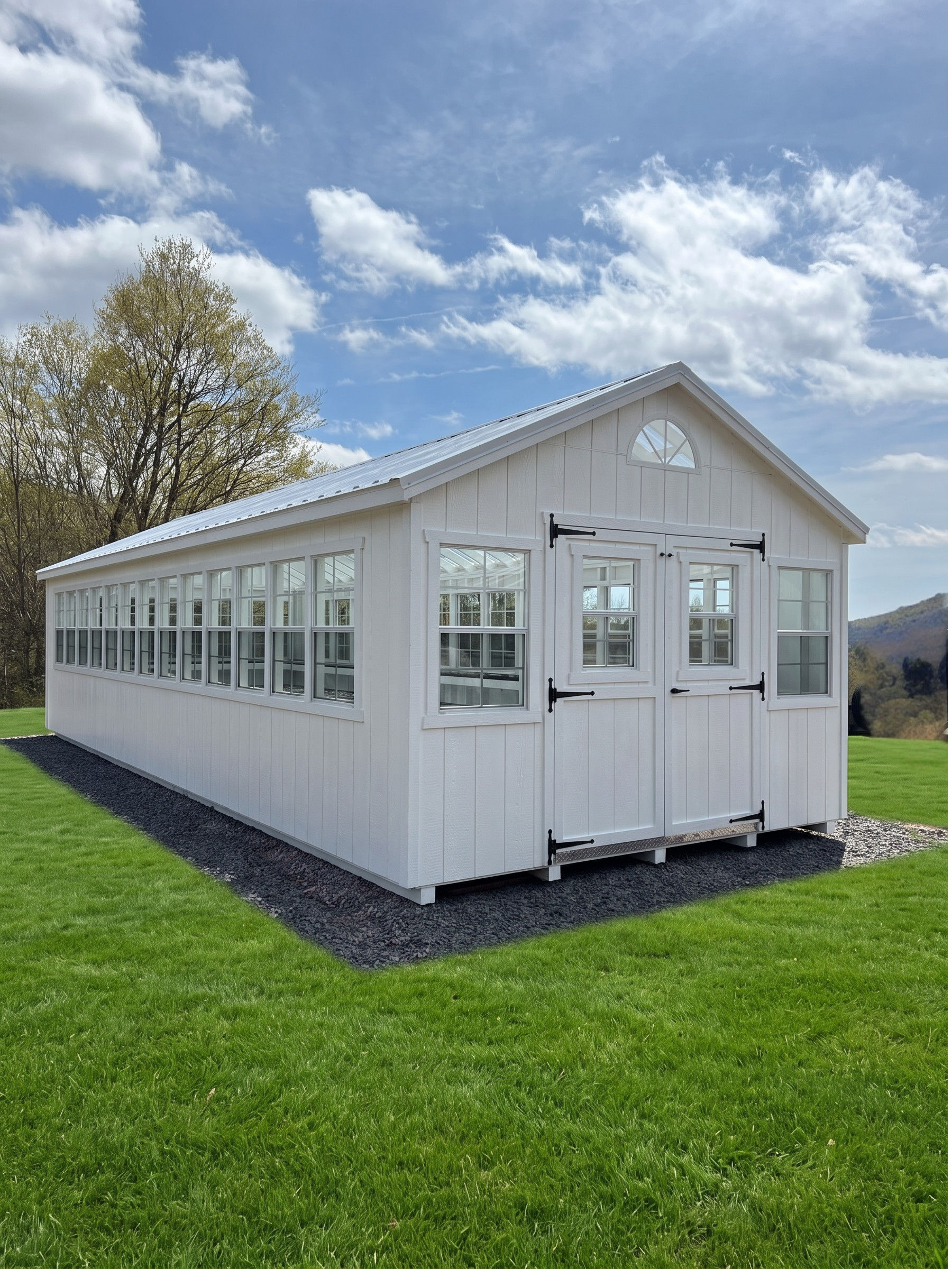 12' x 32' A-Frame Greenhouse | Model AFGH-0025