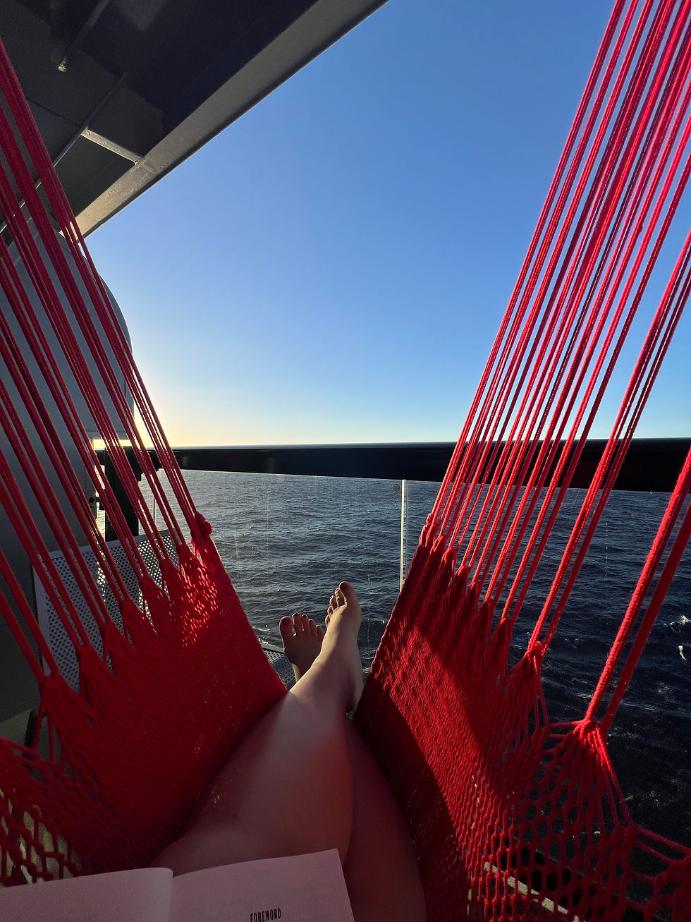 View from the red hammock