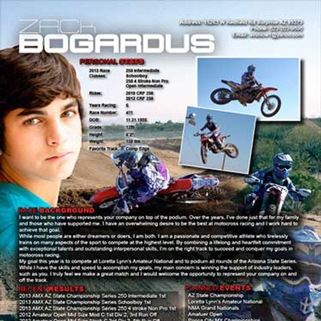 Motocross Resume / Kalgard Accepting 2010 Atv Resumes ...