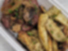 (P1) Garlic Truffle Burger and Fries