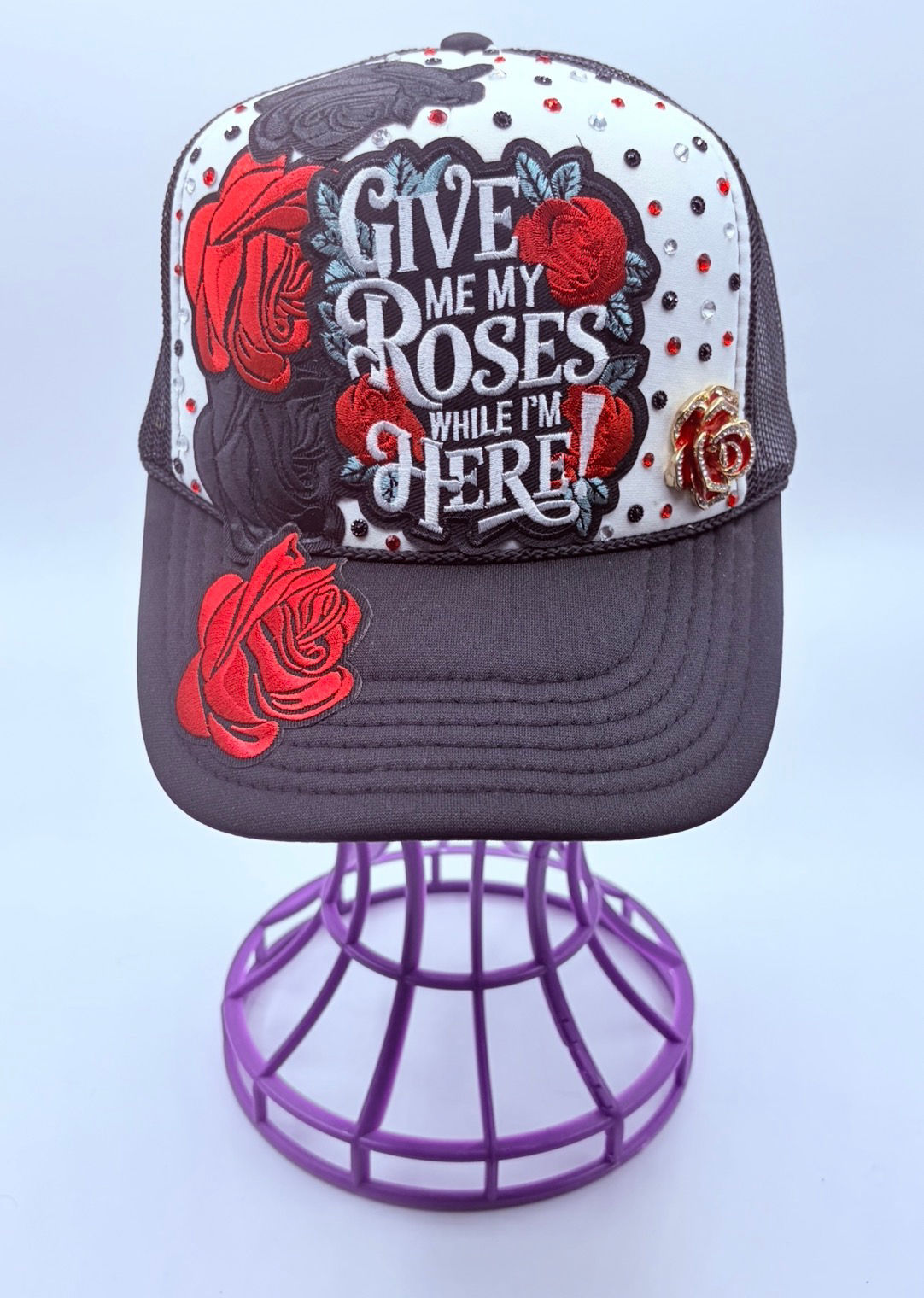 Give Me My Roses Trucker Hat