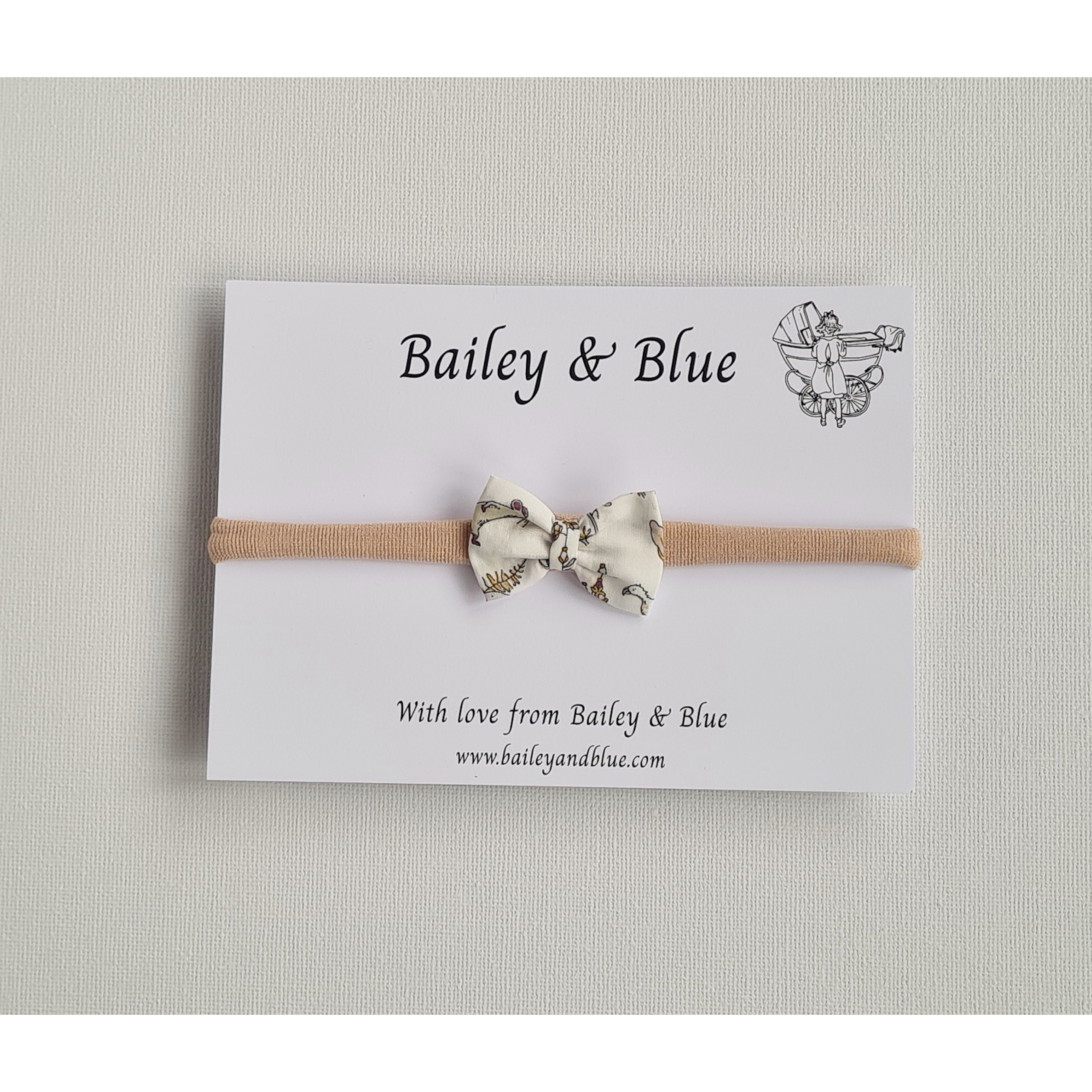 Theo - Rust Liberty Bow Headband