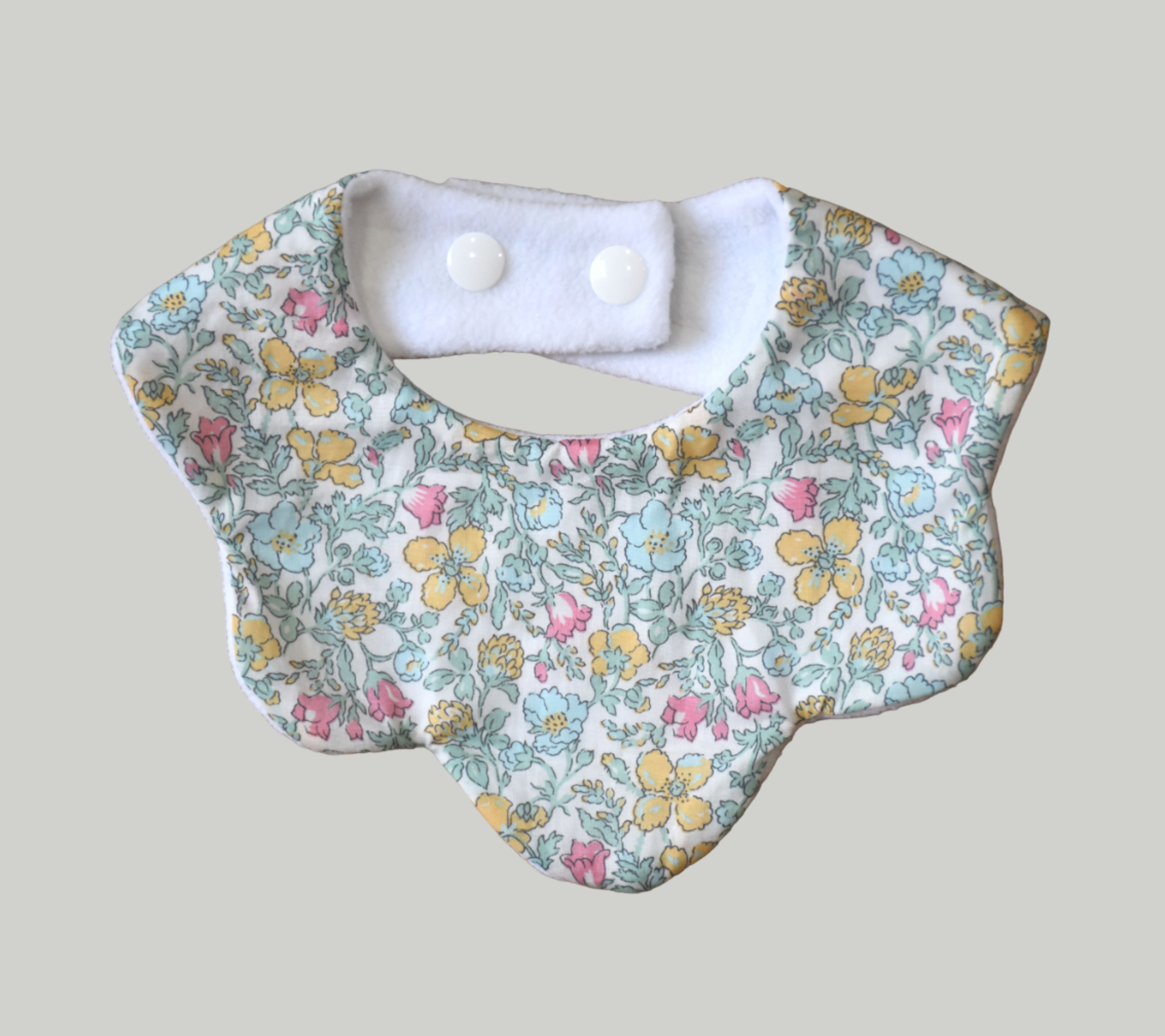 Meadow - Summer Sky Scalloped Bib