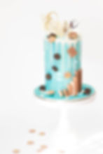 Jack Blue Drip Cake 1