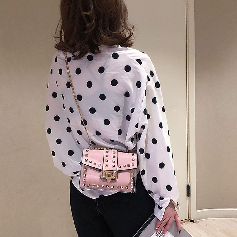 Thumbnail: Betty Crossbody Bag -Clear/Rose