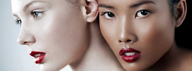 women wearing makeup
